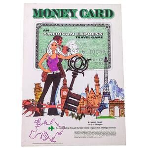 Vintage 1972 Money Card Game American Express Travel Edition Complete w/ Box
